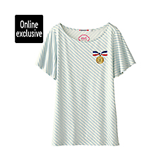 WOMEN mt Short Sleeve Long T-Shirt D