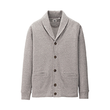 SWEAT
SHAWL COLLAR
CARDIGAN