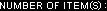 NUMBER OF ITEM(S):