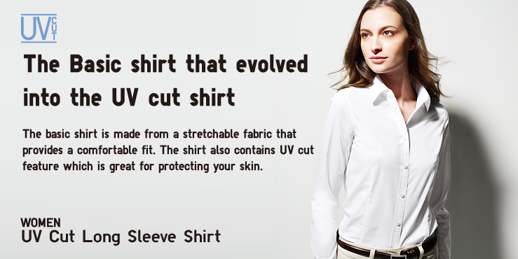 Smart Casual Clothes Women. WOMEN Uv Cut Pintuck Long
