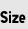 Size (The physical product dimensions, proportions)