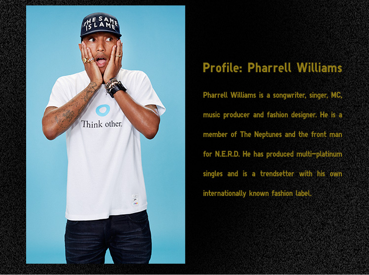 Pharrell Williams Helps Uniqlo Host Charity Shopping Event for