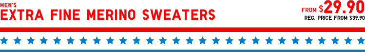 MEN'S EXTRA FINE MERINO SWEATERS