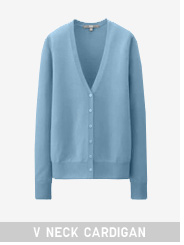 WOMEN'S V NECK CARDIGAN 