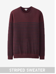 MEN'S STRIPED SWEATER