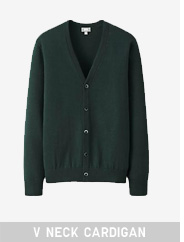 MEN'S V NECK CARDIGAN