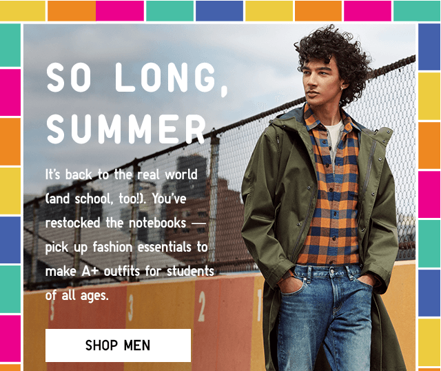 SO LONG, SUMMER - SHOP MEN