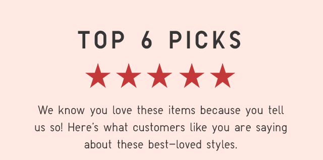 TOP 6 PICKS