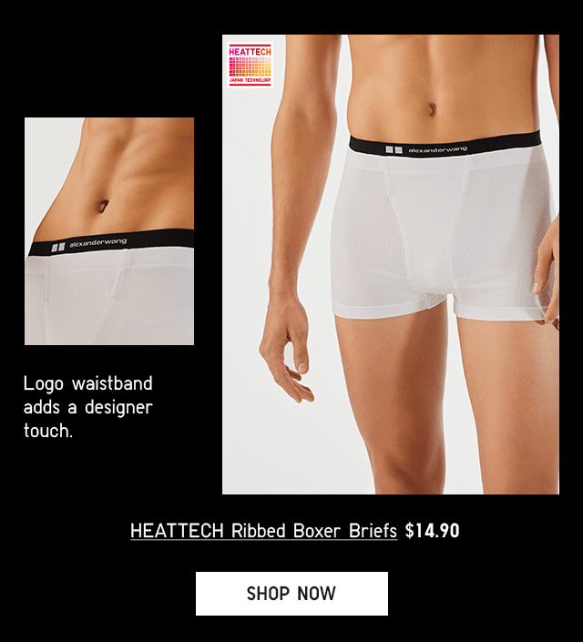 HEATTECH RIBBED BOXER BRIEFS $14.90 - SHOP NOW