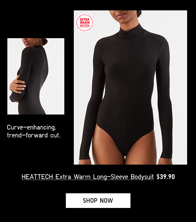 HEATTECH EXTRA WARM LONG-SLEEVE BODYSUIT $39.90 - SHOP NOW