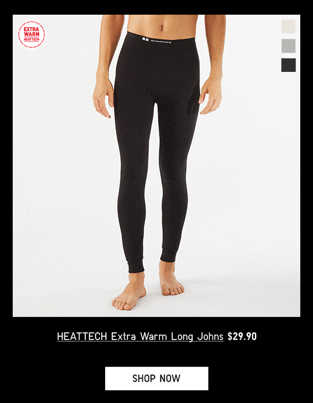 HEATTECH EXTRA WARM LONG JOHNS $29.90 - SHOP NOW