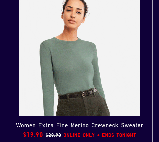 $10 OFF EXTRA FINE MERINO SELECT STYLES