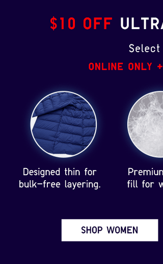 ONLINE ONLY + ENDS TONIGHT - SHOP WOMEN