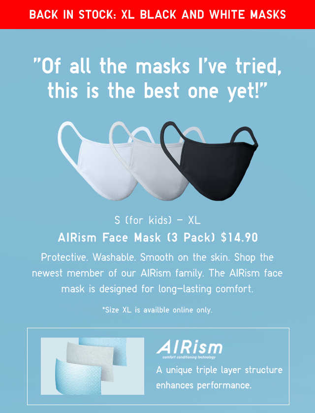 BANNER - AIRISM FACE MASK