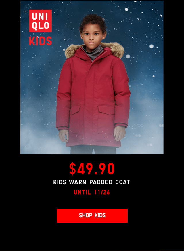 PDP3 - KIDS WARM PADDED COAT
