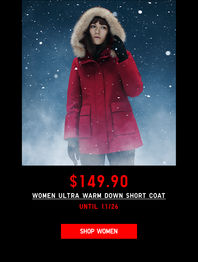 PDP1 - WOMEN ULTRA WARM DOWN SHORT COAT