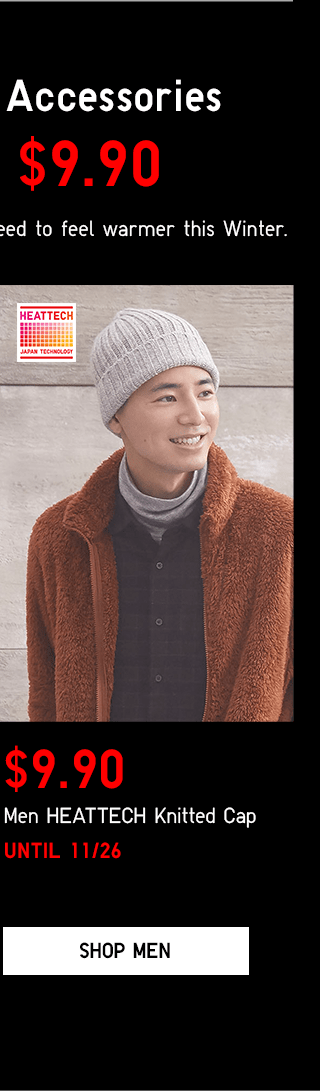 PDP6 - MEN HEATTECH KNITTED CAP