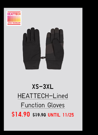 BODY2 PDP3 - MEN HEATTECH-LINED FUNCTION GOLVES