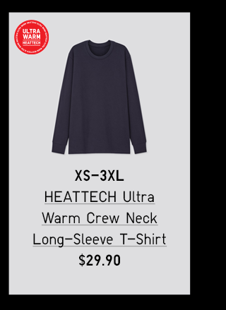 BODY2 PDP5 - MEN HEATTECH ULTRA WARM CREW NECK LONG-SLEEVE T-SHIRT