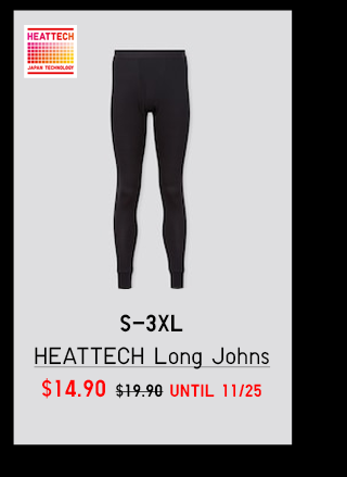 BODY2 PDP7 - MEN HEATTECH LONG JOHNS