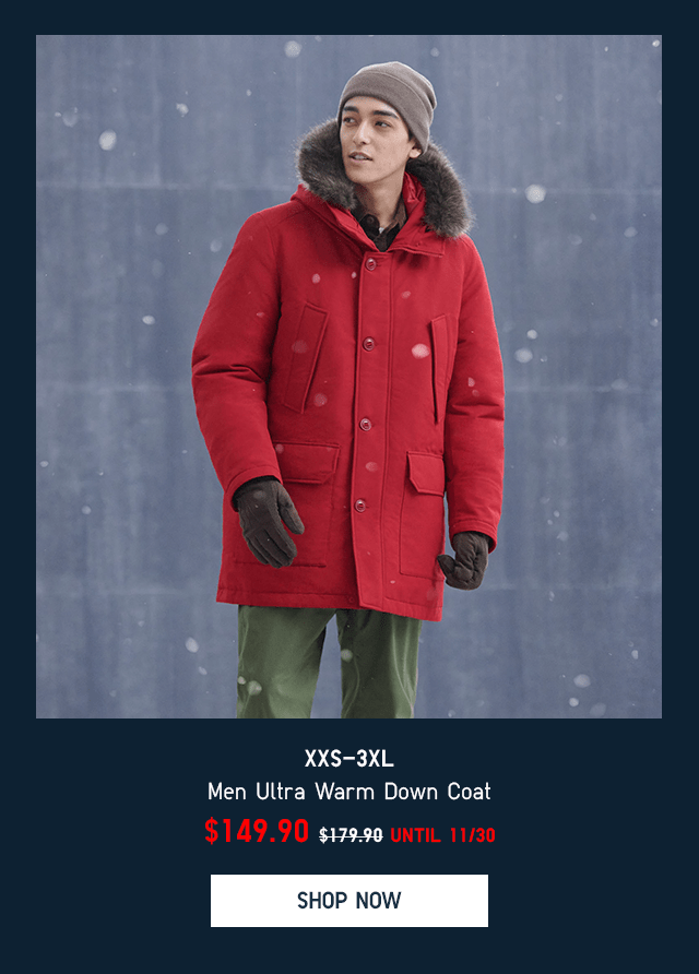 PDP1 - MEN ULTRA WARM DOWN COAT