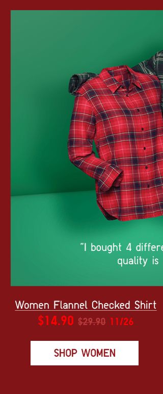 BODY1 PDP4 - WOMEN FLANNEL CHECKED SHIRT