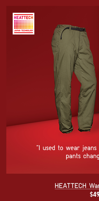 BODY1 PDP6 - MEN HEATTECH WARM-LINED PANTS