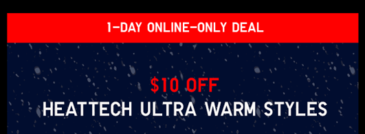 BODY2 SUBHEAD1 - 1-DAY ONLINE-ONLY DEAL