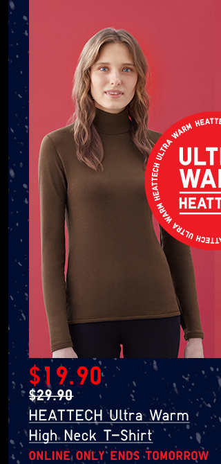 BODY2 PDP1 - WOMEN HEATTECH ULTRA WARM HIGH NECK T-SHIRT