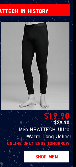 BODY2 PDP4 - MEN HEATTECH ULTRA WARM LONG JOHNS