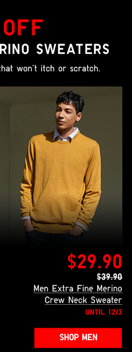 BODY3 PDP6 - MEN EXTRA FINE MERINO CREW NECK SWEATER