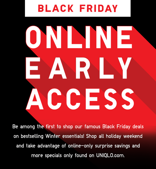 HERO - BLACK FRIDAY ONLINE EARLY ACCESS