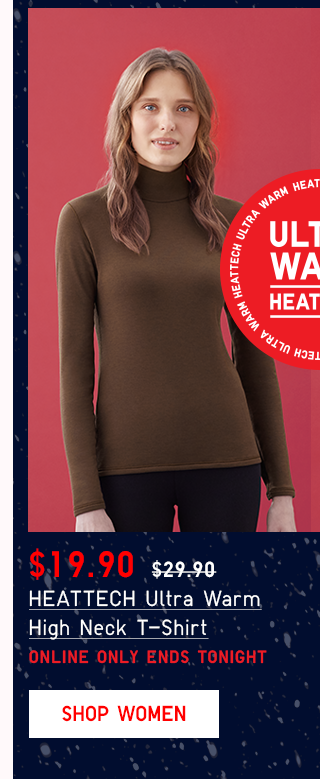 PDP1 - WOMEN HEATTECH ULTRA WARM HIGH NECK T-SHIRT