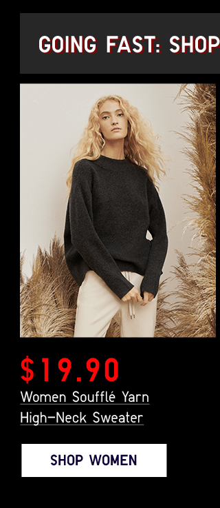 PDP7 - WOMEN SOUFFLE YARN HIGH-NECK SWEATER