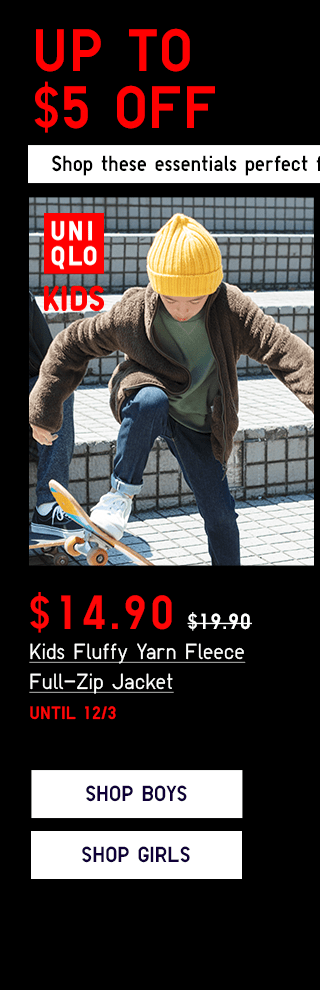 PDP9 - KIDS FLUFFY YARN FLEECE FULL-ZIP JACKET