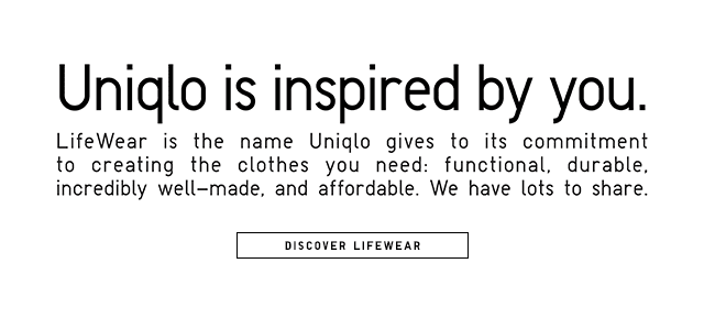 BANNER1 - UNIQLO IS INSPIRED BY YOU.