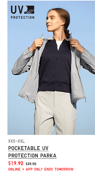 PDP1 - WOMEN POCKETABLE UV PROTECTION PARKA