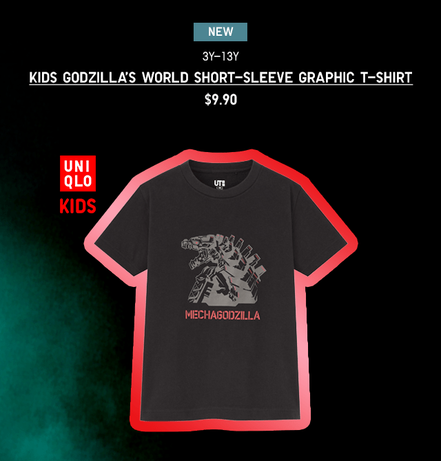 PDP4 - KIDS GODZILLA’S WORLD SHORT-SLEEVE GRAPHIC T-SHIRT