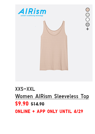 PDP1 - WOMEN AIRISM SLEEVELESS TOP