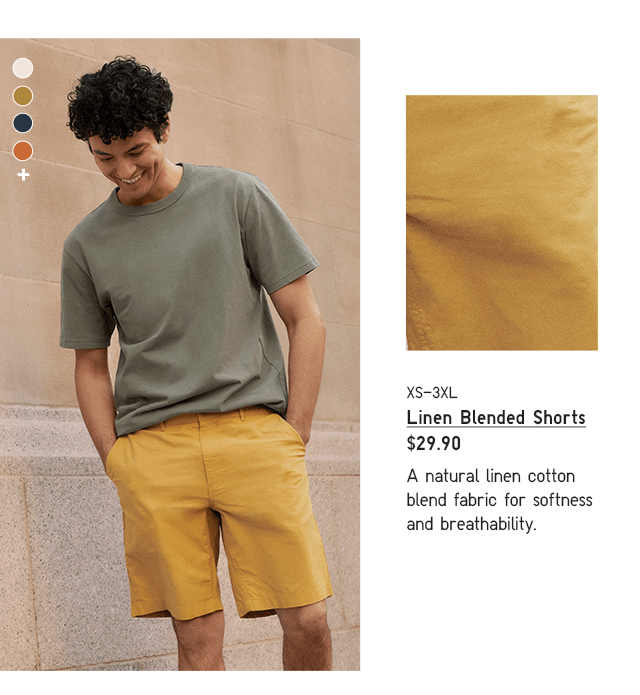 PDP6 - MEN LINEN BLENDED SHORTS