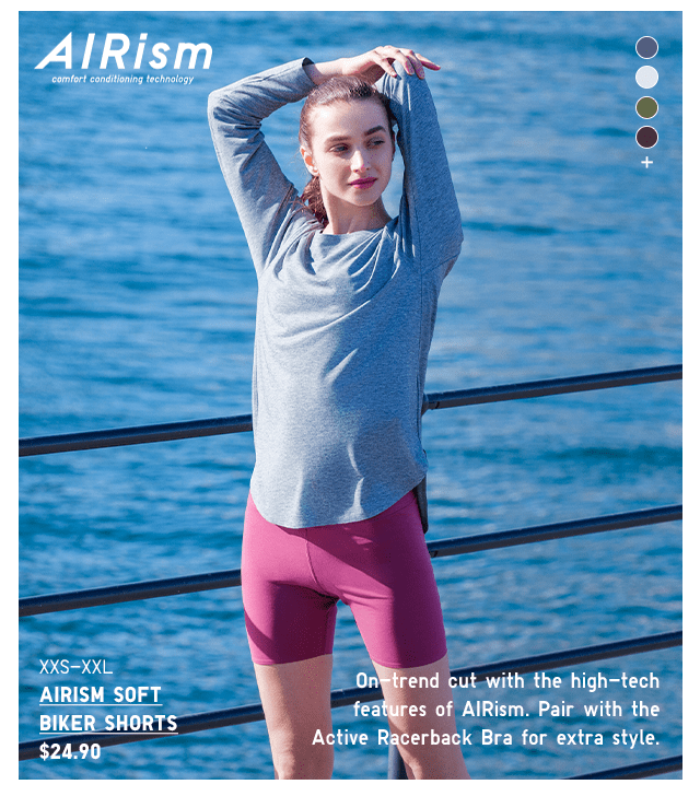PDP3 - WOMEN AIRISM SOFT BIKER SHORTS