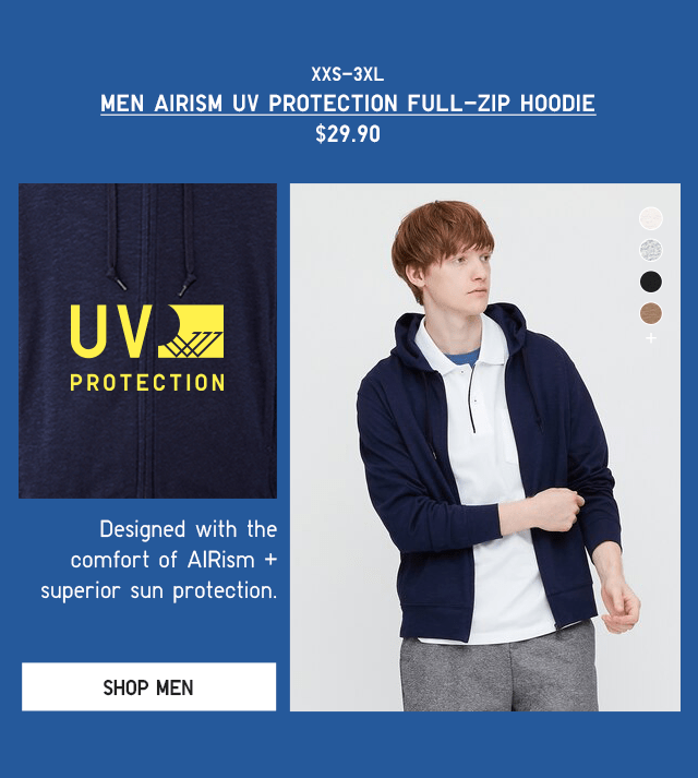 PDP2 - MEN AIRISM UV PROTECTION FULL-ZIP HOODIE