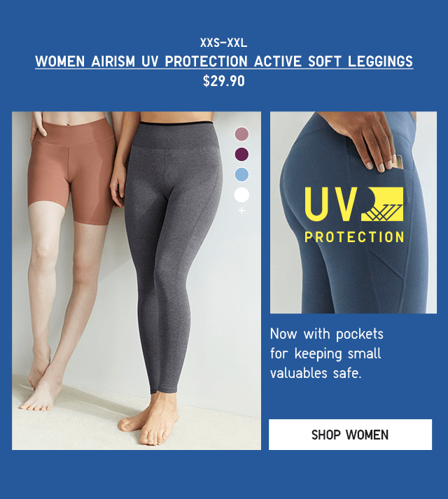 PDP5 - WOMEN AIRISM UV PROTECTION ACTIVE SOFT LEGGINGS