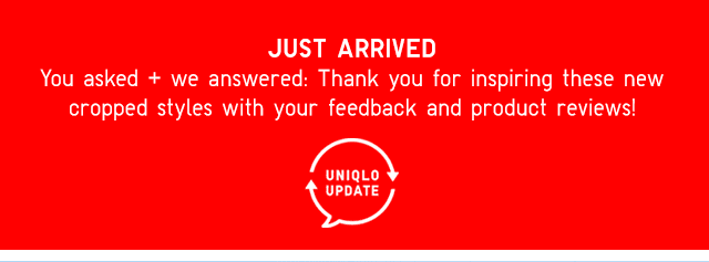 TOP BNNER - UNIQLO UPDATE