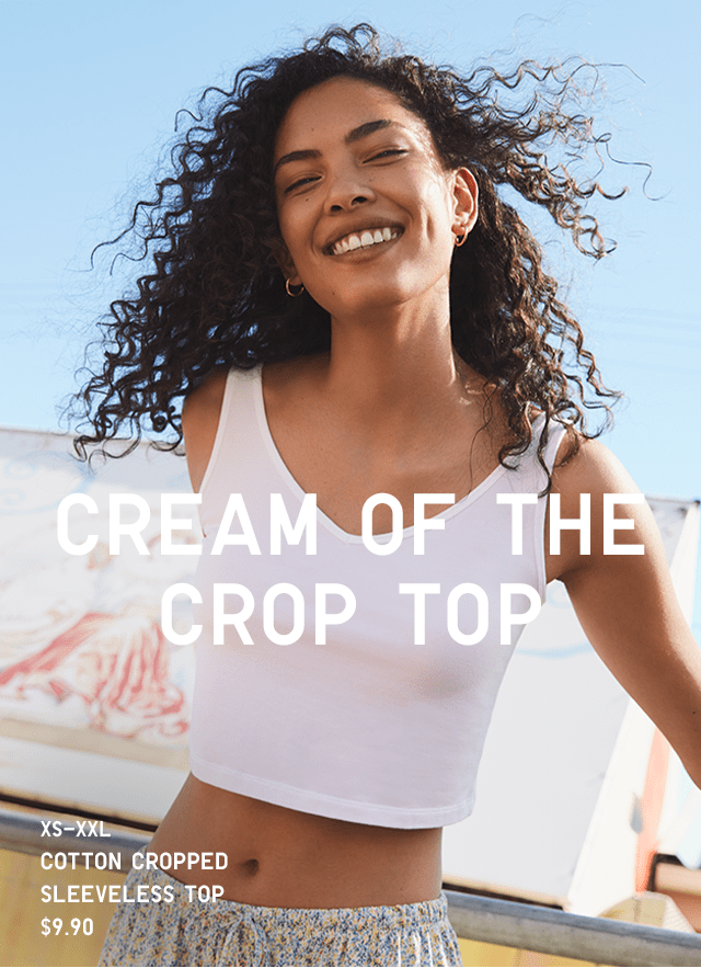 HERO - WOMEN COTTON CROPPED SLEEVELESS TOP