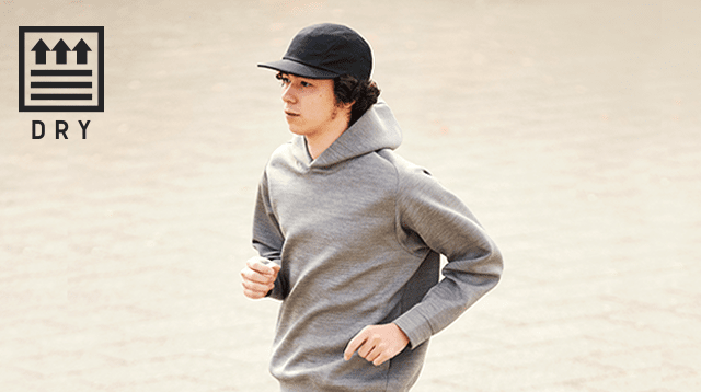 BODY4 - MEN STRETCH DRY SWEAT PULLOVER HOODIE