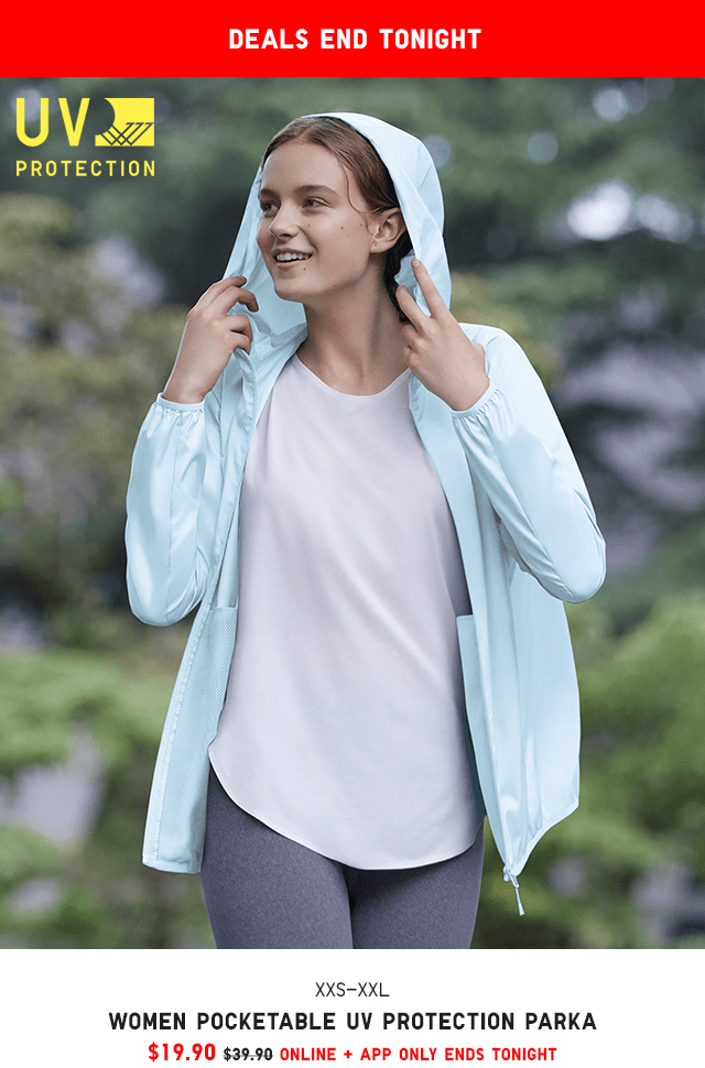 HERO - WOMEN POCKETABLE UV PROTECTION PARKA