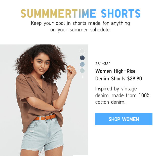PDP5 - WOMEN HIGH-RISE DENIM SHORTS