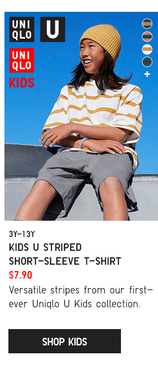 PDP9 - KIDS U STRIPED SHORT-SLEEVE T-SHIRT