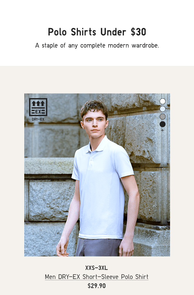 PDP3 - MEN DRY-EX SHORT-SLEEVE POLO SHIRT
